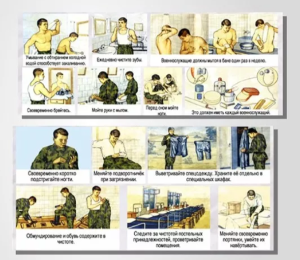 Природа лучшая аптека. Гигиена военная